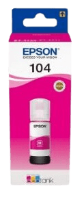 Epson 104 magenta original bläck refill 65 ml. (C13T00P340)