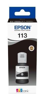 Epson 113 svart original bläck refill 127 ml. (C13T06B140)