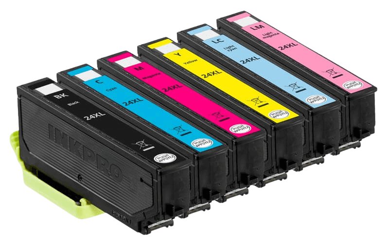 Epson 24 XL 6 stk. rabattpaket bläckpatron 66 ml. - kompatibel