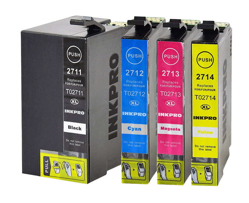 Epson 27 XL 4 stk. rabattpaket bläckpatron 65,3 ml. - kompatibel