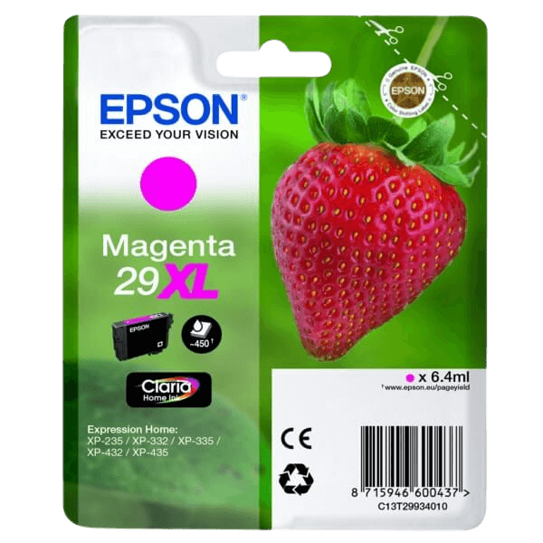 Epson 29 XL magenta original bläckpatron 6,4 ml. (C13T29934012)