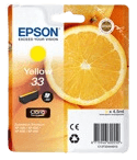 Epson 33 gul original bläckpatron 4,5 ml. (C13T33444012)