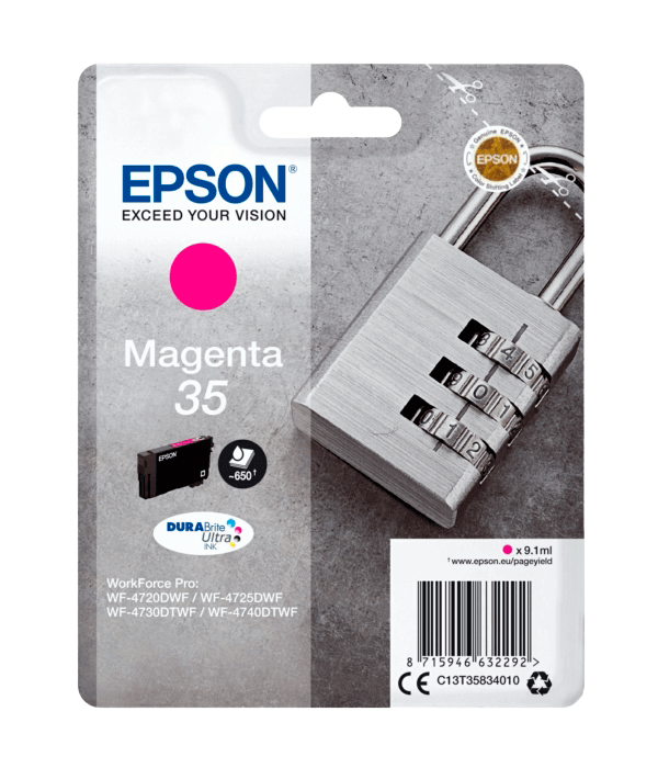Epson 35 magenta original bläckpatron 9,1 ml. (C13T35834010)