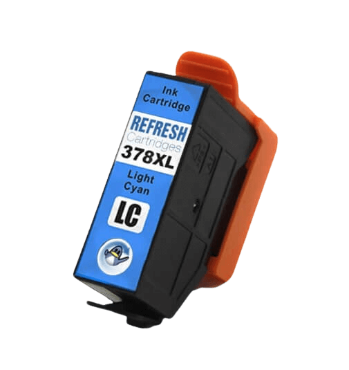 Epson 378 XL ljus cyan kompatibel bläckpatron 11 ml. (C13T37954010)