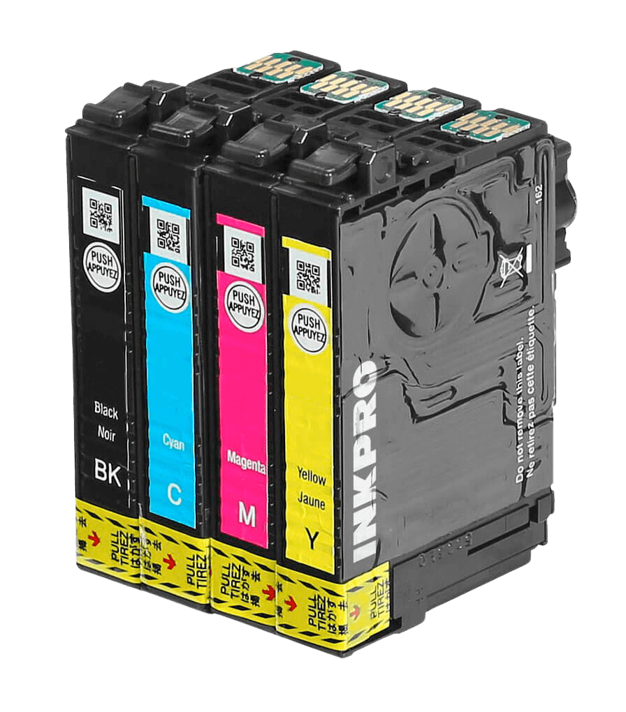 Epson 603XL 4 stk. rabattpaket bläckpatron 44 ml. - kompatibel