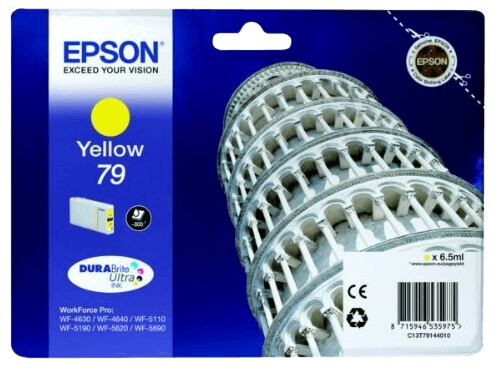 Epson 79 gul original bläckpatron 6,5 ml. (C13T79144010)