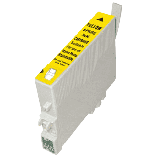 Epson T0484 gul kompatibel bläckpatron 13 ml. (C13T04844010)