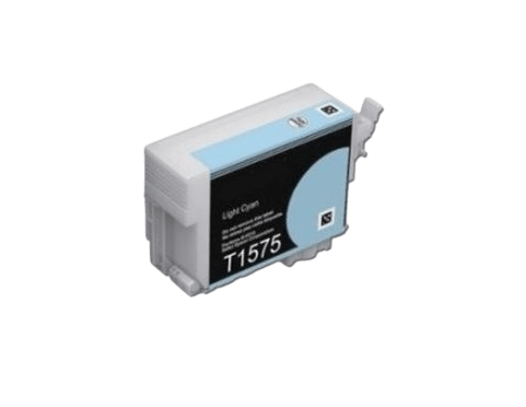 Epson T1575 ljus cyan kompatibel bläckpatron 26 ml. (C13T15754010)