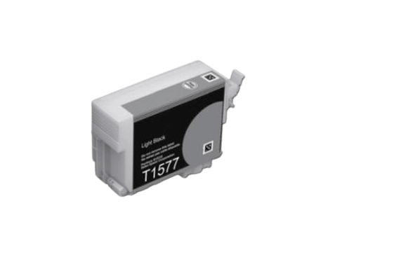Epson T1577 ljus svart kompatibel bläckpatron 26 ml. (C13T15774010)
