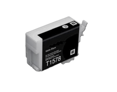 Epson T1578 matt svart kompatibel bläckpatron 26 ml. (C13T15784010)