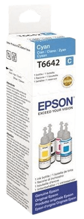 Epson T6642 cyan original bläck refill 70 ml. (C13T664240)