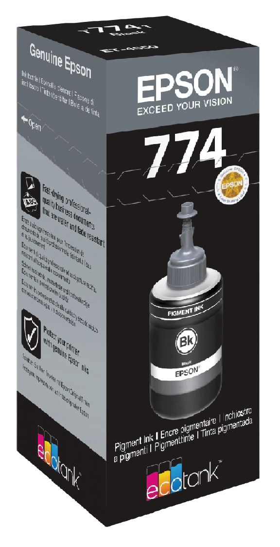 Epson T7741 svart original bläck refill 140 ml. (C13T774140)