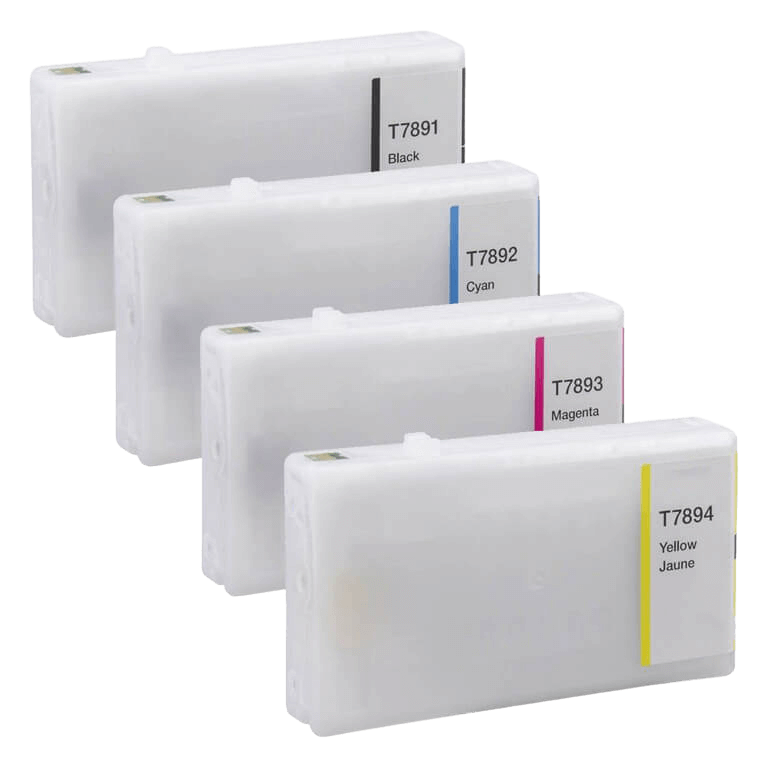 Epson T7891 XXL 4 stk. rabattpaket bläckpatron 170 ml. - kompatibel