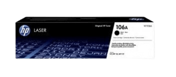 HP 106A svart original toner 1000 sider (W1106A)