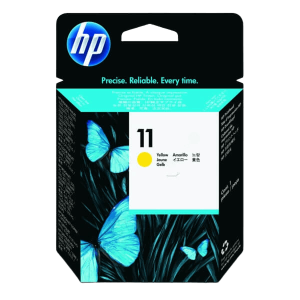 HP 11 XL gul tillbehör - original bläckpatron 8 ml. (C4813A)