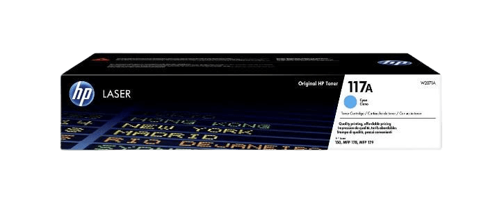 HP 117A cyan original toner 700 sider (W2071A)