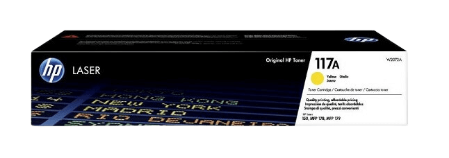 HP 117A gul original toner 700 sider (W2072A)