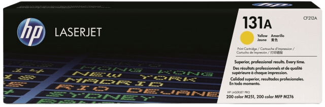 HP 131A gul original toner 1800 sider (CF212A)