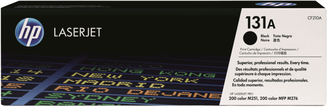 HP 131A svart original toner 1600 sider (CF210A)