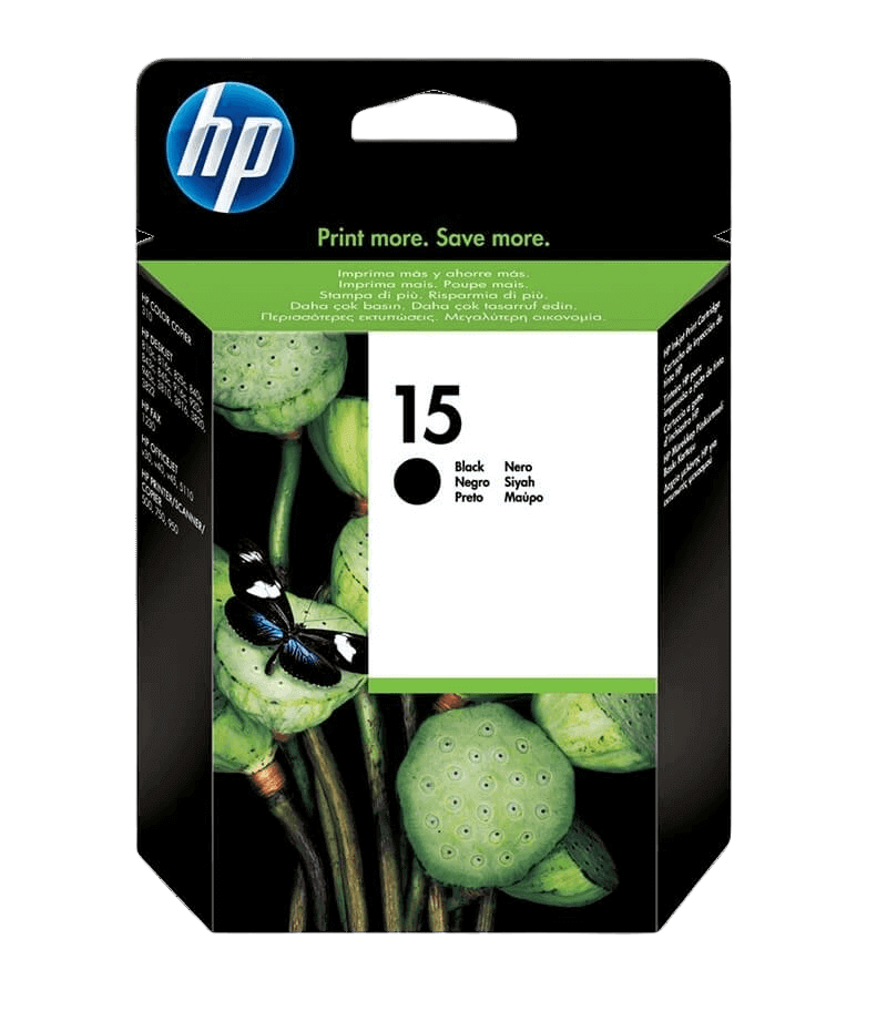 HP 15 svart original bläckpatron 400 sider (C6615DE)