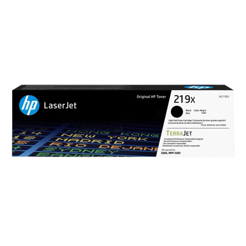 HP 219X XL svart original toner 3200 sider (W2190X)