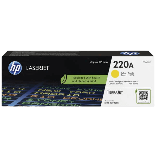 HP 220A gul original toner 1800 sider (W2202A)