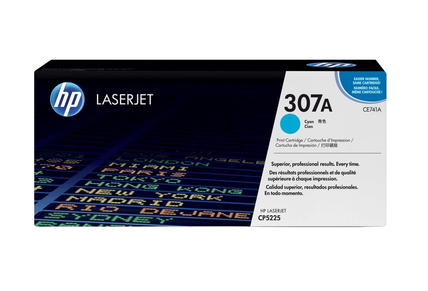 HP 307A cyan original toner 7300 sider (CE741A)