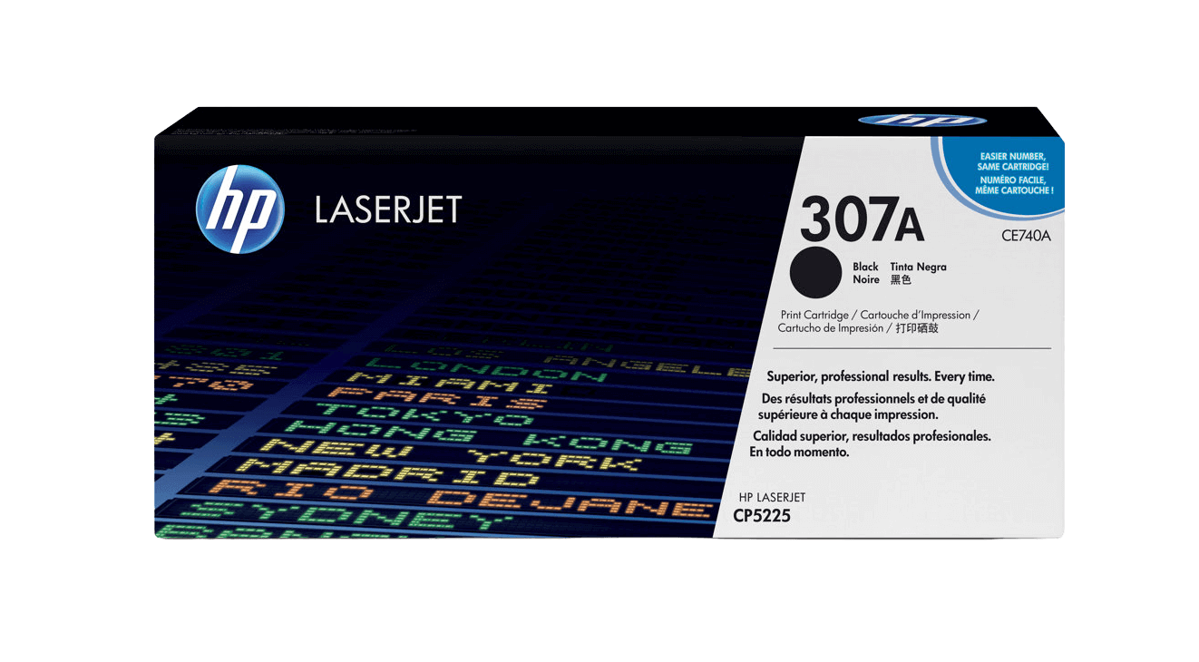 HP 307A svart original toner 7000 sider (CE740A)