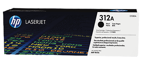 HP 312A svart original toner 2400 sider (CF380A)
