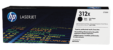HP 312X XL svart original toner 4400 sider (CF380X)