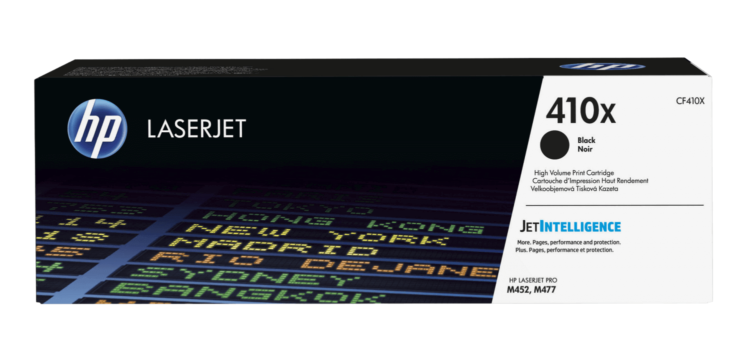 HP 410X XL svart original toner 6500 sider (CF410X)
