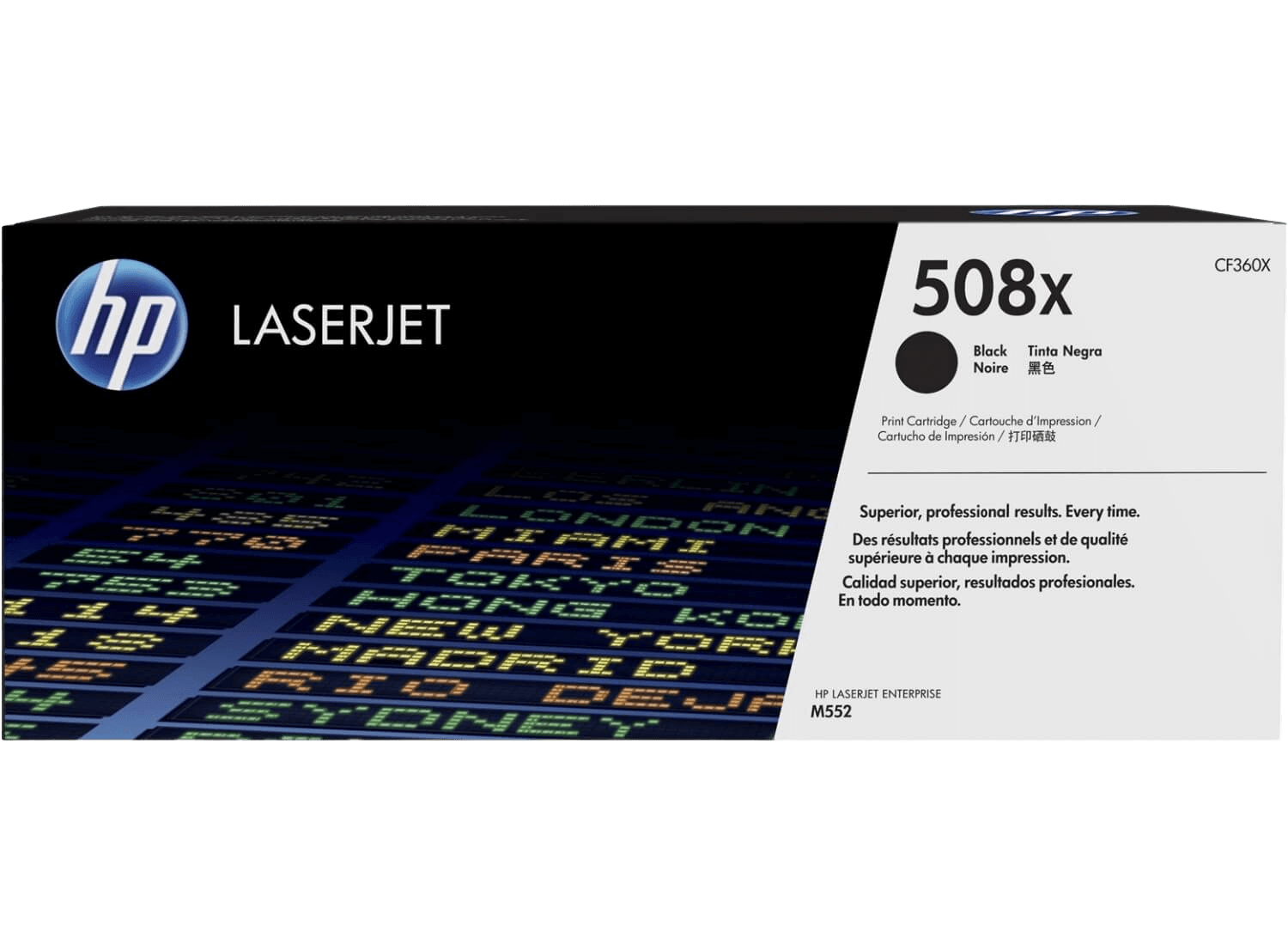 HP 508X XL svart original toner 12500 sider (CF360X)