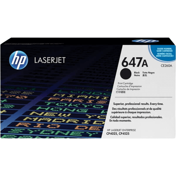 HP 647A svart original toner 8500 sider (CE260A)