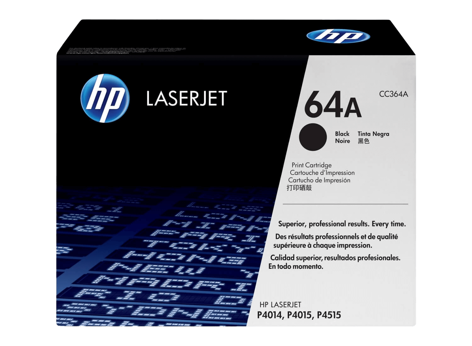 HP 64A svart original toner 10000 sider (CC364A)