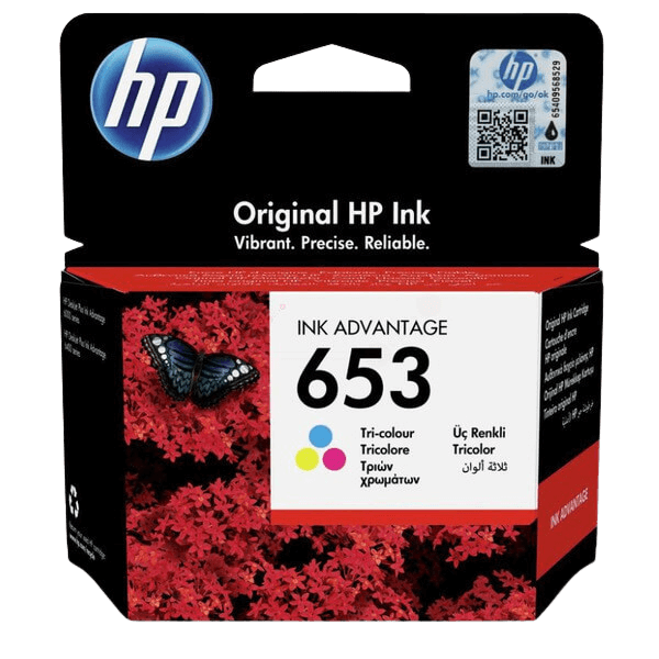 HP 653 CMY original bläckpatron 5 ml. (3YM74AE)