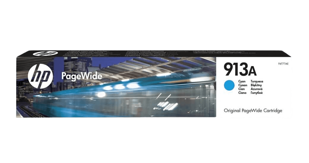 HP 913A cyan original bläckpatron 3000 sider (F6T77AE)