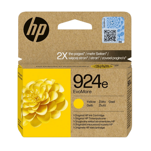 HP 924E XL gul original bläckpatron 800 sider (4K0U9NE)