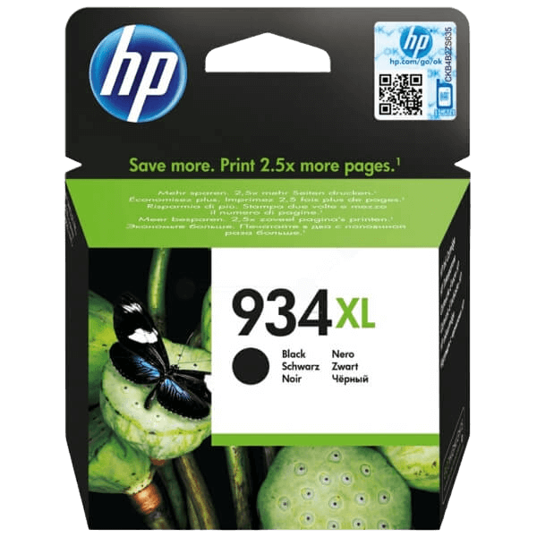 HP 934 XL svart original bläckpatron 1000 sider (C2P23AE)