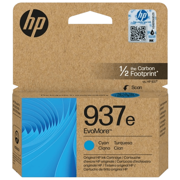 HP 937E XL cyan original bläckpatron 1650 sidor (4S6W6NE)