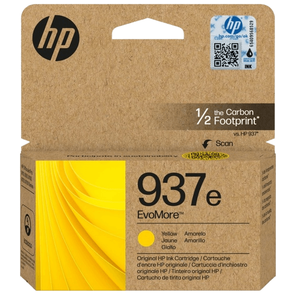 HP 937E XL gul original bläckpatron 1650 sidor (4S6W8NE)