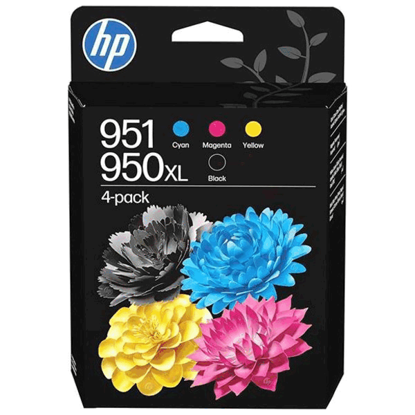 HP 950XL + 951CMY CMYK original multipack 2300 + 700 x3 sidor (C3WK1AE)