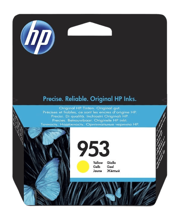HP 953 gul original bläckpatron 630 sider (F6U14AE)