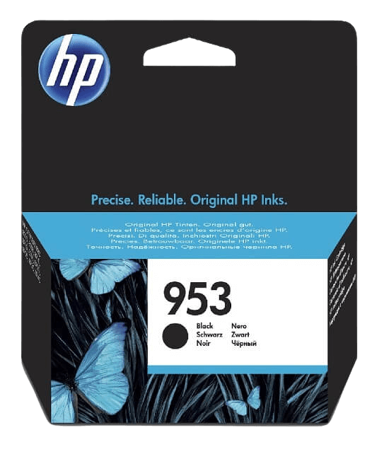 HP 953 svart original bläckpatron 900 sider (L0S58AE)