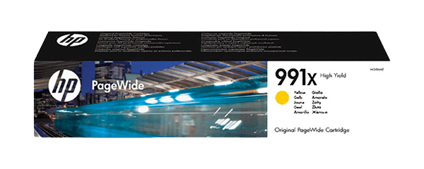 HP 991X XL gul original bläckpatron 16000 sider (M0J98AE)