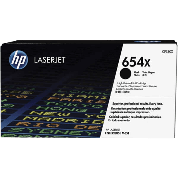 HP CF330X XL svart original toner 20500 sider (654X)