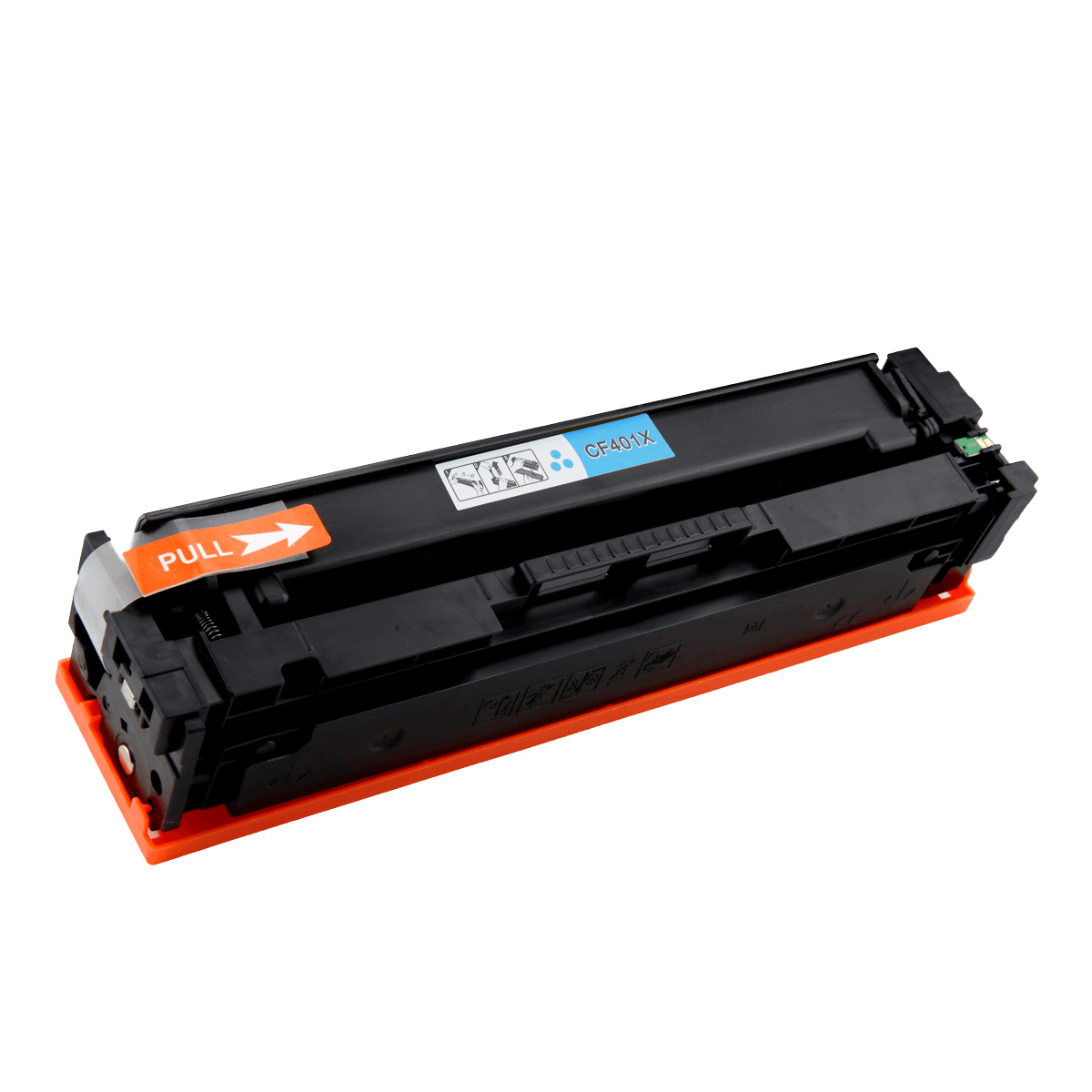 Kompatibel HP 201X XL cyan toner 2300 sider (CF401X)