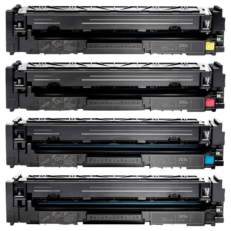 HP 203X XL 4 stk. rabattpaket toner 10700 sider - kompatibel