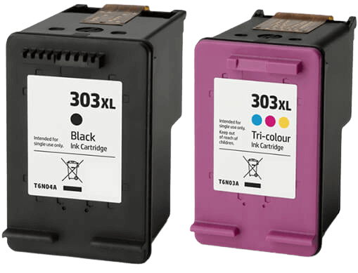 HP 303XL - T6N04AE + T6N03AE 2 stk. rabattpaket bläckpatron 36 ml. - kompatibel
