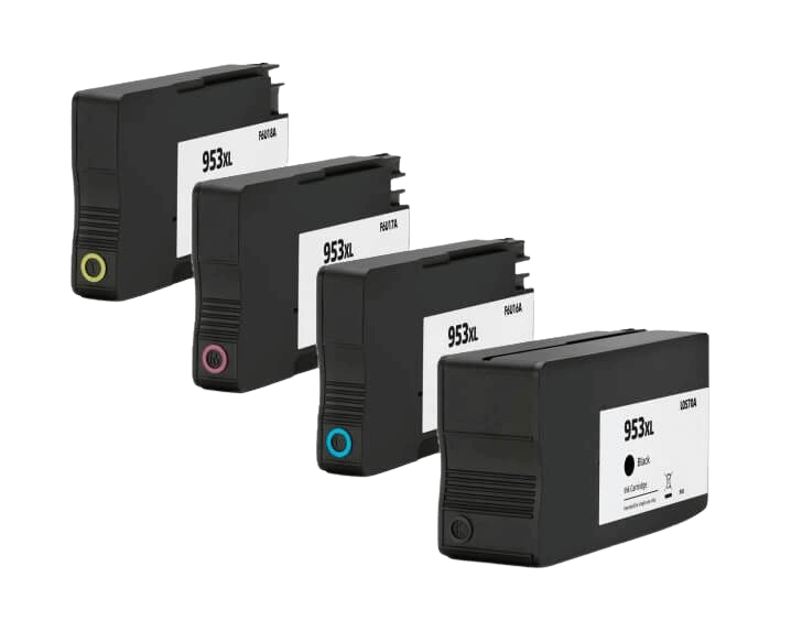 Kompatibel HP 953XL 4 stk. rabattpaket bläckpatron 136 ml.
