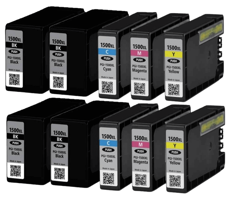 Canon PGI-1500XL 10 stk. rabattpaket bläckpatron 216 ml. - kompatibel